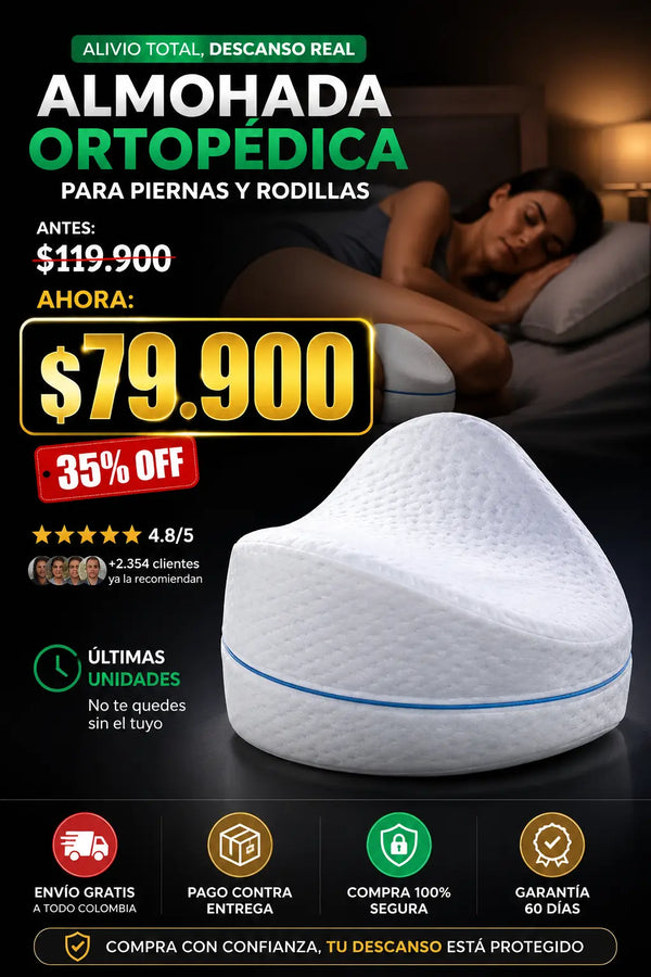almohada para piernas