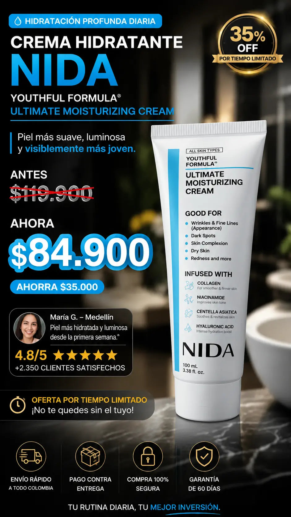 CREMA HIDRATANTE NIDA