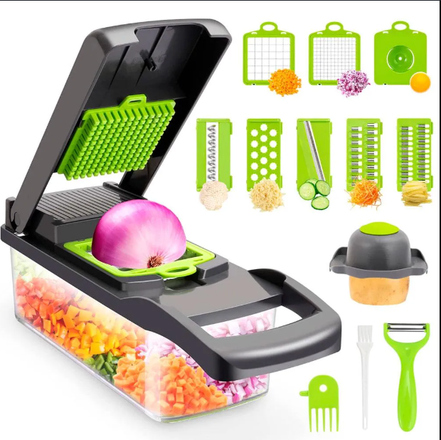 Cortador de frutas y verduras.