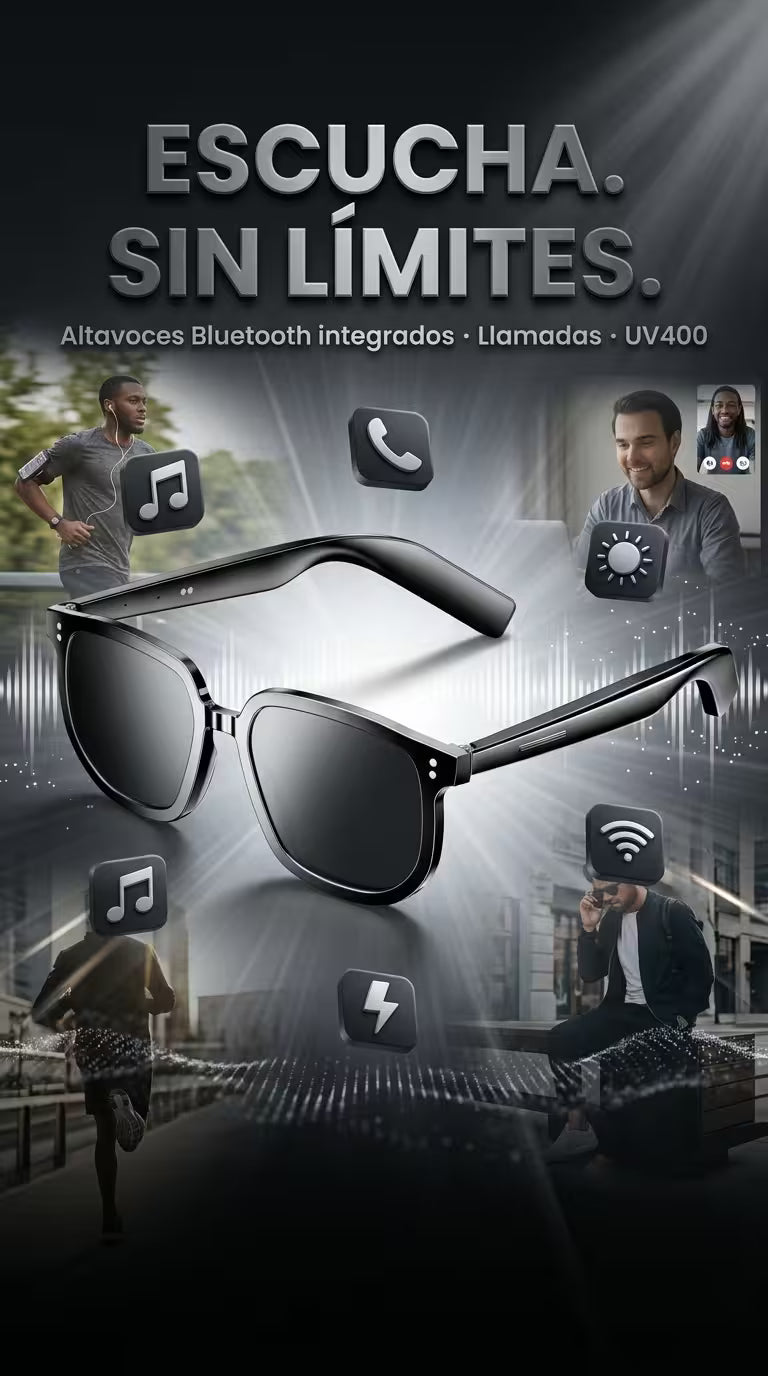 Gafas inteligentes bluetoth