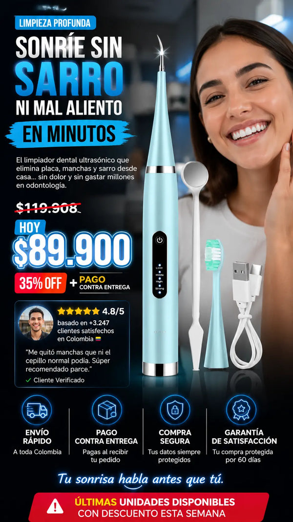 Cepillo bucal elminador de sarro