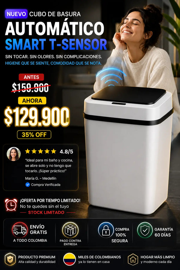 cubo de basura automatica