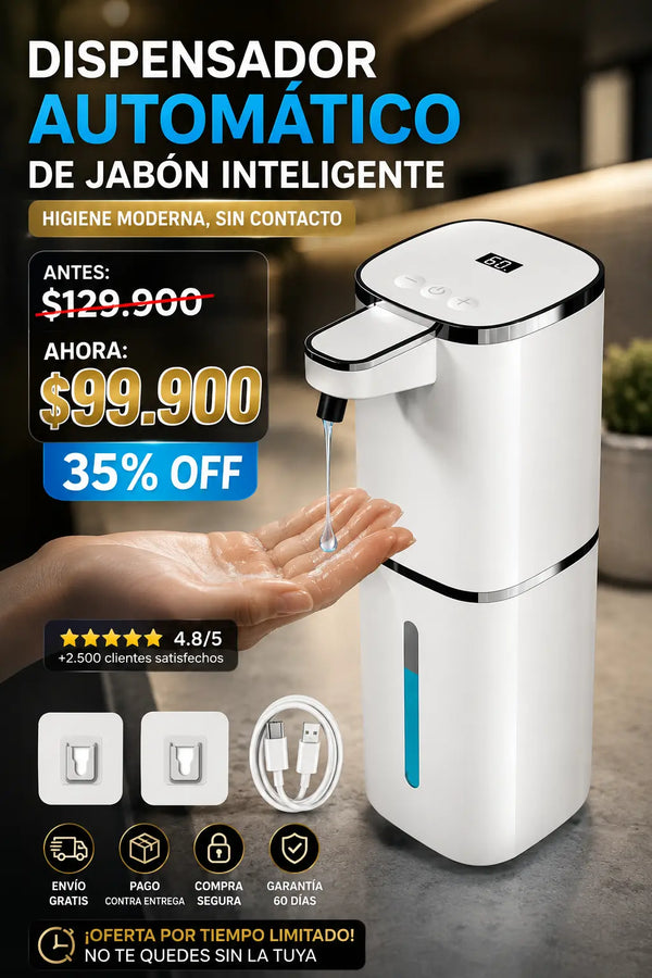 Dispensador de jabon automatico