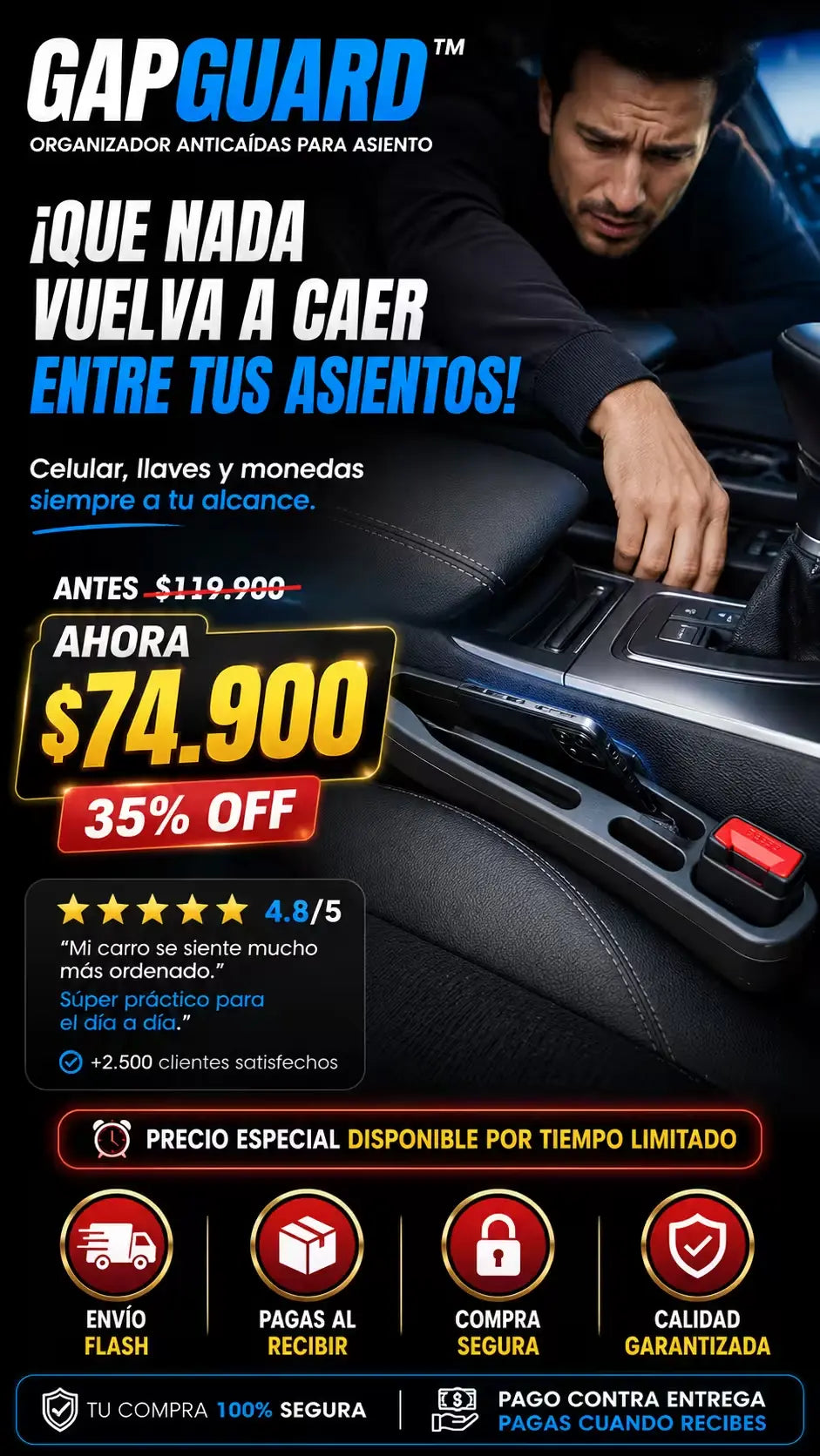 Organizador Para Silla De Autos