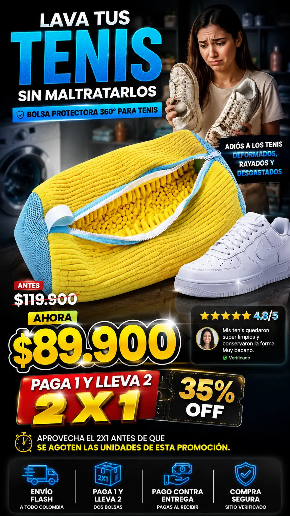 Bolsa Para Lavar Zapatos